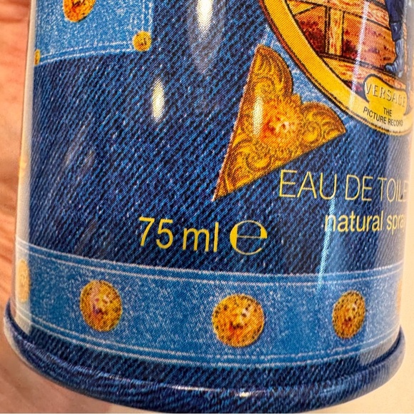 Versace BlueJeans Man 75ml Eau De Toilette Natural Spray e 2.5 Us fl.oz NEW - Picture 3 of 4